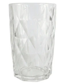 Kit Game Set With 12 Praticasa Diamond Glass Cups 370ml - 白色 - 查看 4