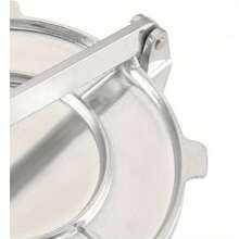 8 Inch Tortilla Press Tortilla Maker  Aluminum Tortilla Dough Press For Flour Tortilla Pie Crusts For Home Kitchen (Silver) - Silver - View 3