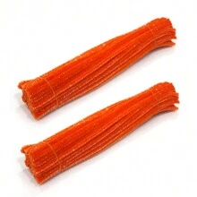 200pcs Glitter Seven Colors Pipe Cleaner, Sparkling Glitter Chenille Stems - Vibrant Colors, Perfect For DIY Arts & Crafts