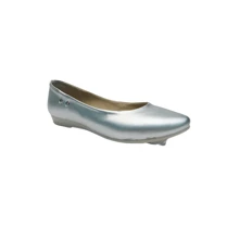 Zapatos Flats Bailarinas Mujer, - Plateado - Ver 3