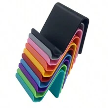1pc/2pcs Creative Minimalist Phone Holder, Portable And Convenient To Use Compatible With IPhone, Android Phone, Gift For Birthday, Family, Friends Phone Stand, Phone Accessories