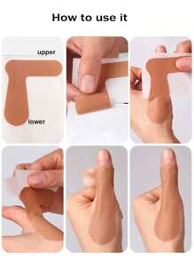 1/5/10pcs手指和大脚趾形状棒带拇指肌腱鞘关节固定保护器手指棒带大脚骨防磨贴