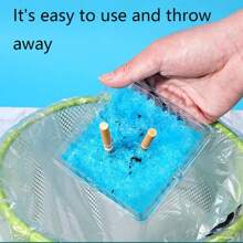 5 Stücke/Set Einweg Aschenbecher für den Haushalt, Anti-Asche, geruchsbeseitigend, modischer Aschenbecher für das Büro