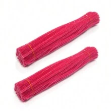 200pcs Glitter Seven Colors Pipe Cleaner, Sparkling Glitter Chenille Stems - Vibrant Colors, Perfect For DIY Arts & Crafts