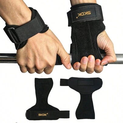 SKDK Padded Weight Lifting Straps Deadlift Straps With Wrist Support, Gym Wrist Straps For Weightlifting And Workout, Lifting Grips Hand Straps For Men Women. Gym Gym Accessories Calleras