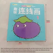 趣味点点画书，益智蒙特梭利玩具幼儿园启蒙绘画书，8个主题数字字母与动物认知，12/18/24/36色蜡笔，油画，粉彩涂鸦涂色书，培养孩子绘画天赋最理想的礼物 - 彩色 - 查看 9