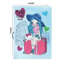 3D Kreatywne Piękno Okładka Paszportu Etui na Paszport Etui na Paszport Portfel na Paszport Etui na Karty Lekkie Modne Akcesoria Podróżne Do Lotu Dla Kobiet Dla Dziewczyn Dla Studentów Prezent Z Powrotem Do Szkoły Na Halloween Na Nowy Rok