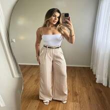 Tailored Pants With Gix Stripes, New Model - 白色 - 查看 2