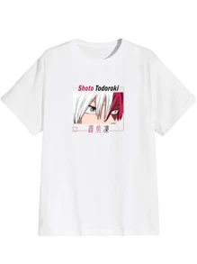 T-Shirt Unisex Anime Hello Cotton Shirt - trắng - Xem 1