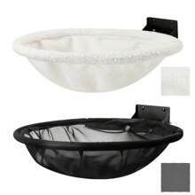 1pc Wall Mounted Cat Shelf, Modern Removable Cat Hammock Bed, Cat Wall Perch For Resting And Sleeping, Foldable Iron Frame, Maximum Load Capacity 12kg (26lb)