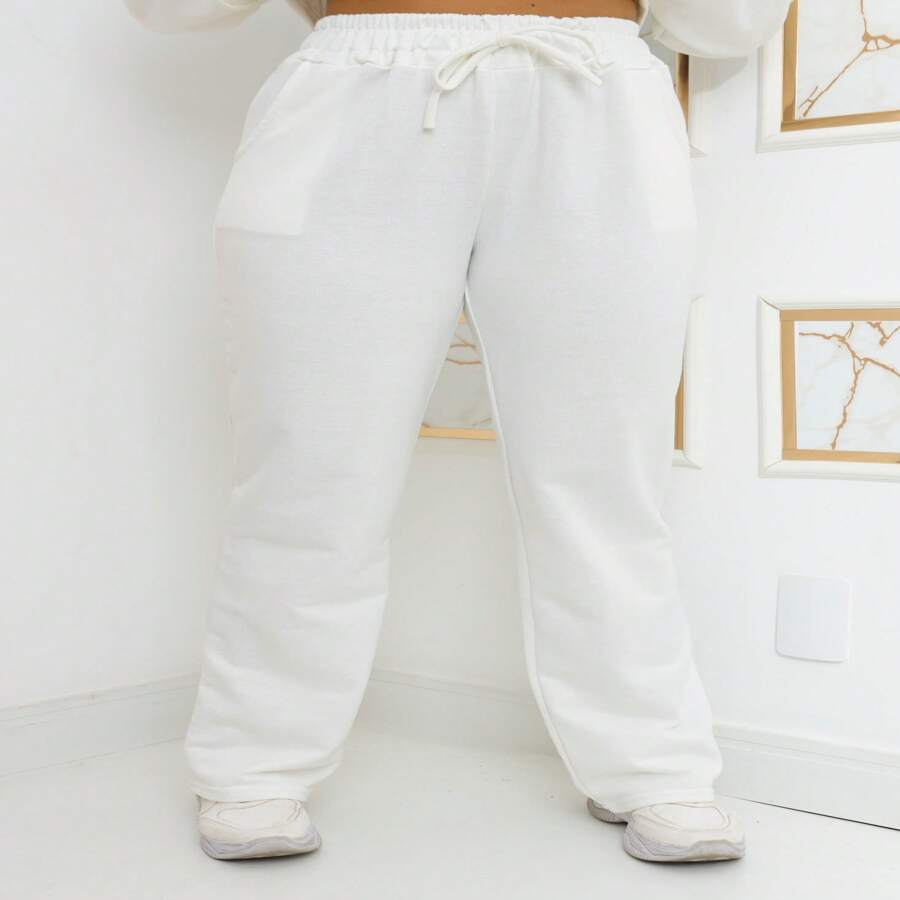 Sweatpants: Super Stylish And Elegant In Various Colors. - trắng - Xem 1
