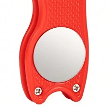 1pc Golf Divot Repair Tool Metal Foldable Golf Divot Tool With Pop-Up Button For Professional Golfers - Multicolor - View 6