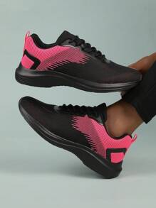 Women's Casual Lightweight Low-Top Breathable Knitted Sports Shoes