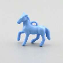 1pc Colorful 3D UV Glossy Little Pony Pendant Bag Charm DIY Accessory Backpack Decoration With Keychain Cute Christmas Gift - Multicolor - View 13