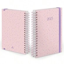 Daily Planner Plus 2025 Hard Cover Colors Sweet Confetti - 粉紅色的 - 查看 2