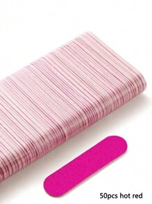 50/100片双面迷你指甲抛光块锉刀修整器打磨抛光指甲抛光板专业工具 - 彩色 - 查看 15