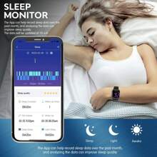 LIVLOV Body Temp Monitor Smart Watch For Men/Women/Elderly, 1.91'' HD Screen Activity Trackers With Wireless Calling/ Sleep Monitor/ 320*386 Screen Resolution/ Respiratory Training/ 100+Sprots, Smartwatch Compatible With Android IOS - Black - View 4