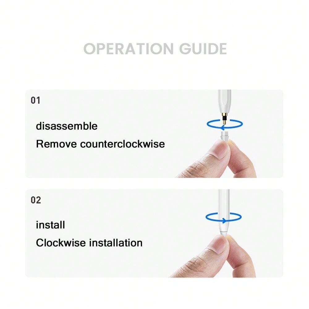Draw Handwriting Double Head Capacitive Stylus Pen Tablet Touch Screen