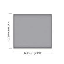 1 pieza Estera de silicona para plancha Griddle para Blackstone de 17 pulgadas, 22 pulgadas, 28 pulgadas y 36 pulgadas, accesorios para parrilla Blackstone, estera de silicona actualizada, a prueba de agua y a prueba de elementos, protege la plancha contra el óxido, los roedores, los insectos y el polvo