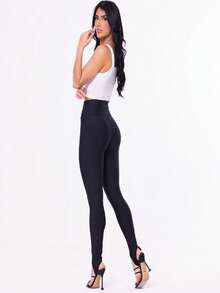 Gringa Winter Fashion Legging - 黑色 - 查看 3