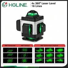 Yofidra 16 Lines 4D Laser Levels 360 Horizontal Vertical Green Line Laser Level Self-Leveling Measure Leveling Tool,Easy To Use And Ideal For Home Renovation & Construction Projects,Essential Tools For DIY Home And Courtyard Renovation - White - View 12