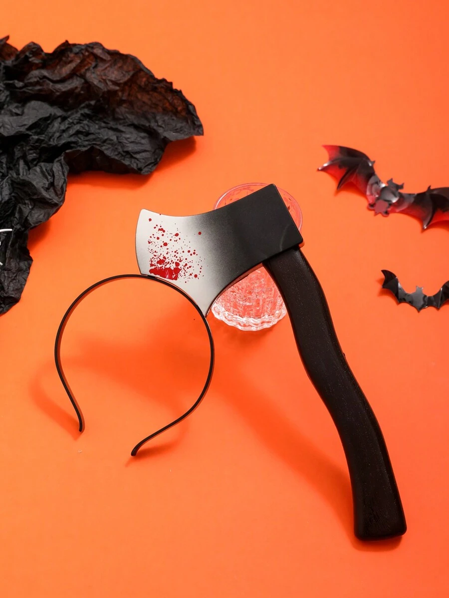 1 cái Băng đô Halloween vui nhộn cho cả nam và nữ - Đen và trắng - Xem 1