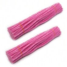 200pcs Glitter Seven Colors Pipe Cleaner, Sparkling Glitter Chenille Stems - Vibrant Colors, Perfect For DIY Arts & Crafts