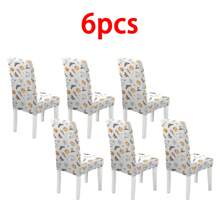 1/2/4/6 chiếc Vỏ bọc ghế, Vỏ bọc ghế phòng ăn, Vỏ bọc co giãn Halloween cho ghế nhà bếp/ghế phòng ăn, Vỏ bọc ghế có thể tháo rời và giặt được, Thích hợp cho gia đình, khách sạn, tiệc tùng - nhiều màu - Xem 35