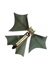 Flying Bat Halloween Decoration Bats Ornaments Flying Toy - Black - View 4