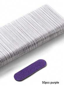 50/100片双面迷你指甲抛光块锉刀修整器打磨抛光指甲抛光板专业工具 - 彩色 - 查看 28