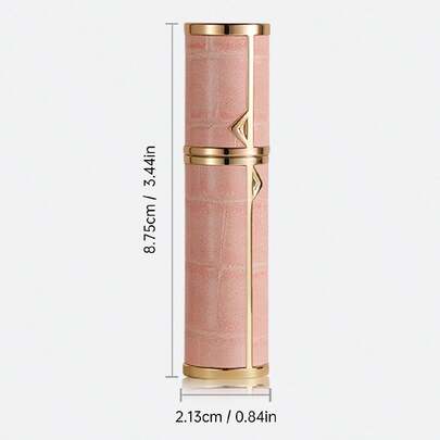 1 chai xịt nước hoa mini du lịch Louischanzl 5ml bằng da cao cấp có van nạp lại ở đáy