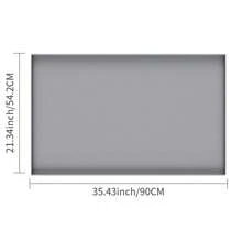 1 pieza Estera de silicona para plancha Griddle para Blackstone de 17 pulgadas, 22 pulgadas, 28 pulgadas y 36 pulgadas, accesorios para parrilla Blackstone, estera de silicona actualizada, a prueba de agua y a prueba de elementos, protege la plancha contra el óxido, los roedores, los insectos y el polvo
