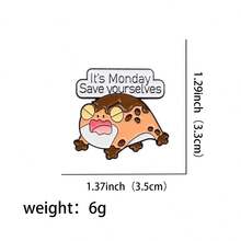 可爱珐琅别针 翻领别针 背包上的徽章 女士胸针 衣服礼品 珠宝 时尚配饰 - 蝴蝶型 - 查看 11