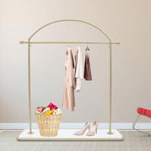 WANLECY Garment Rack Wedding Dress Display Rack Clothing Hanger Stand Adjustable Gold Halloween Decorations Halloween Costumes Autumn Decor Festival Decor Gift For Valentine's Day,Spring,Minimalist,Summer Tops - Gold - View 1