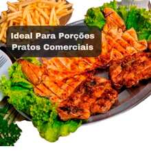 Kit With 2 Large Oval Shallow Stainless Steel Trays 50cm - 銀色 - 查看 3