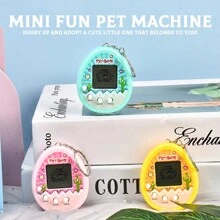 1pc Electronic Pet Handheld Virtual Pet Game Keychain Accessory Toy - Handheld Electronic Pet Machine 2 - View 2