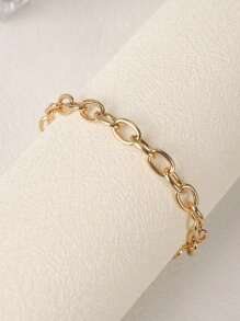 8pcs/1pc Elegant Copper Encrusted Multistone Rhinestone Flower & Butterfly Decor Bracelet Set, Suitable For Women's Daily Wear, Gift And Dating - Yellow Gold - View 14