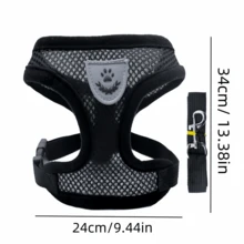 Arnés con correa para perro/gato - Multicolor - Ver 2