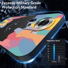 Funda Anti-queda Tpu Protectora Case Para Oppo + Cuerda - Negro - Ver 2