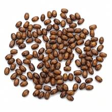 50/100/300/500pcs/pack Round/oval Shaped Wooden Beads In Deep Brown Color For Making Diy Bracelets, Necklaces And Other Handicrafts