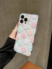 Funda compatible con iPhone 15 Pro Max, serie iPhone 14, iPhone 13 Pro, iPhone 12/11, iPhone 8 Plus, iPhone X/XS, iPhone XS Max, con expresión de manzana, funda protectora suave y de moda unisex