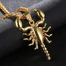Bold Scorpion Necklace, Statement Necklace For Men, 22 Inches