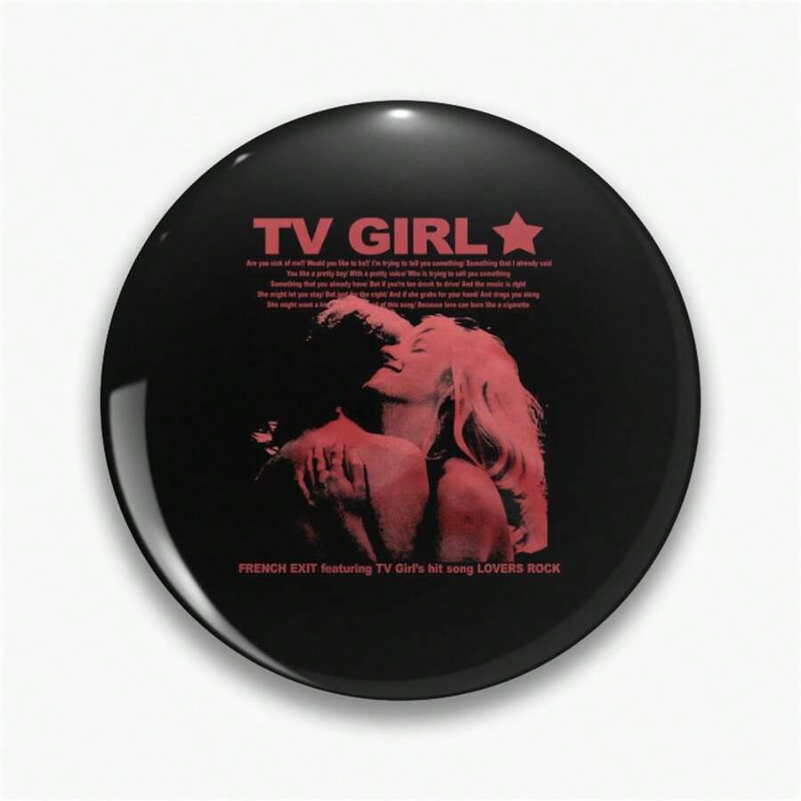 44mm 1.7inch Pins Broach DIY Buttons Snap-In Craft - Black - View 1