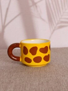 1pc Creative Cartoon Giraffe Ceramic Tea Set, 1 Teapot 2 Cups For Home Use, Birthday Gift Ceramic Cup - Giraffe - View 15