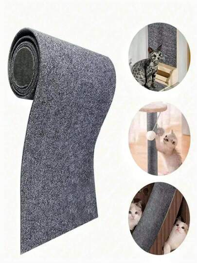 1pc Random Cat Lover And Cat Mom Love Scratching Pad, Scratch Corrugated Board, Trimmable Non-Slip Carcat/Dog Lover Gift And Dog/Cat Mom Love Pet, Cat Lover And Cat Mom Love Tree Shelf, Cat Lover And Cat Mom Love Scratching Post, Sofa Protective Cat Lover And Cat Mom Love Scratching Mat