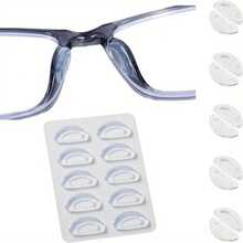 2 件/套眼镜鼻托，防滑舒适眼镜配件女士眼镜配件 - 彩色 - 查看 5