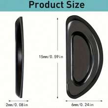 2 件/套眼镜鼻托，防滑舒适眼镜配件女士眼镜配件 - 彩色 - 查看 7