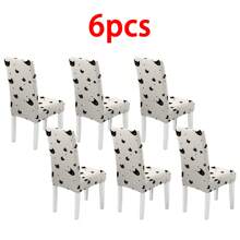1/2/4/6 chiếc Vỏ bọc ghế, Vỏ bọc ghế phòng ăn, Vỏ bọc co giãn Halloween cho ghế nhà bếp/ghế phòng ăn, Vỏ bọc ghế có thể tháo rời và giặt được, Thích hợp cho gia đình, khách sạn, tiệc tùng - nhiều màu - Xem 37