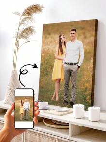 1 tấm áp phích vải canvas có khung tùy chỉnh, áp phích khung vải canvas ảnh tùy chỉnh được cá nhân hóa, chia sẻ những kỷ niệm yêu thích và khoảnh khắc đáng trân trọng nhất của bạn, món quà hoàn hảo cho bạn bè và gia đình, nghệ thuật treo tường, trang trí nhà cửa, khung tùy chọn - đóng khung - Xem 6