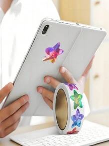 500pcs/Roll Holographic Colorful Star Stickers, Stationery Reward Stickers, Gift Decoration Labels Back To School - Multicolor - View 5
